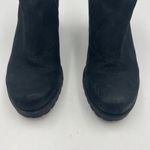 Vagabond  Grace Boots Black Nubuck Leather Booties Double Zip Lug Sole Photo 1