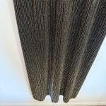 Alex Evenings Black Sleeveless Maxi Formal Dress Gold Metallic Size 8 Photo 4