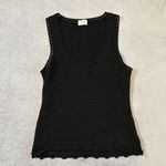 Aritzia Wilfred Knit Tank Top Blouse Women's Medium Office Layering Black Photo 0
