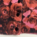 Fashion Bug Imperfect rose cardigan 100% cotton ribbed hem & cuffs square shiny buttons Photo 8