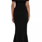 Betsy and Adam Off The Shoulder Mermaid Dress Photo 3