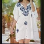Sundance  Embrodered Swim Cover Up Vacation Resort Womens M Photo 1