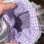 Handmade  possibly vintage Denim and Plaid Women's Crossbody Bag Photo 7