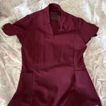FIGS  maroon scrub set Photo 0