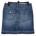 White House | Black Market  size 2 womens mini denim skirt button zip closure NWT Photo 8