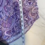 Ralph Lauren Lauren  Purple Paisley Nightshirt Pajama Embroidered Size S Designer Photo 9