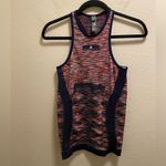 Adidas By Stella McCartney Space Dye Yoga Seamless Tank Top Size Small Blue Photo 2