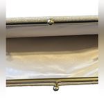 Vintage 1960's One Snap Gold Lurex Clutch Theatre Purse Bag Photo 9