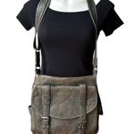 Rare Vintage Lockheart Leather Flap Closure Organizer Messenger Crossbody Bag Photo 0