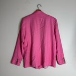 Sézane Sezane Christie peony pink Double-Breasted Women's Blazer jacket size 12 XXL Photo 12