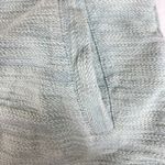 LL Bean Blue French Terry Color Block Raglan Baseball Crew Neck Sweatshirt LARGE Photo 2