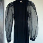 Revolve Black body con dress with statement sleeve Photo 0