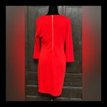 Spence Dress Spence Red midi longsleeves dress. Size medium Photo 1