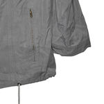 Market & Spruce  Womens Jacket Size‎ Small Gray Snap Front Roll Up Sleeves Photo 2