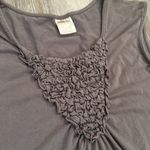Matilda Jane Women’s  size small S gray rouched gathered sleeveless tank top Photo 1