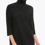 Pomander Place Noir Vivianne Turtleneck Sweater Dress Shimmery Black Size XL NWT Photo 0