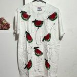 Hanes Beefy t shirt vintage watermelon :Box006: Photo 0