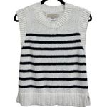 Loft Striped Sleeveless Sweater Tee in Navy and White - Size XS Photo 1