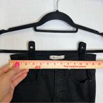 Madewell  | Size‎ 25 high rise skinny Jet Black Stretch Jeans Photo 4