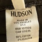 Hudson Womens Collin Skinny BLACK Jeans Flap Pockets Photo 9