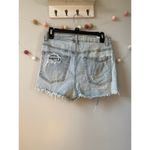 Almost Famous  Light Blue Denim Distressed Jean Shorts 7 Photo 2