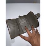 Coach  SoHo Exotic Black Embossed Python Print Soft Leather Trifold Wallet Y2K Y Photo 5