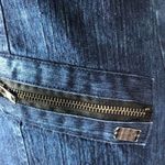 Apple Bottoms Vintage Bodycon Strapless Faded Denim Mini Dress Photo 5