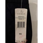 Ralph Lauren Lauren Cargo Pants Cropped Utility Navy Blue Size 16 NWT Photo 2