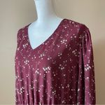 SheIn CURVE | Ditsy Floral Print Flounce Sleeve Ruffle Hem Dress Sz 3XL Photo 3