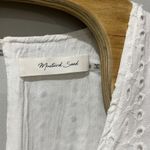 Mustard Seed  Dress Lace Ruffle Sleeves Lightweight Shorts Lined Small V Neck Photo 4