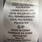 Vince OVERSIZED LONG-LINE CREPE COAT IN NAVY Oversized Size Small Slightly Puff Photo 3