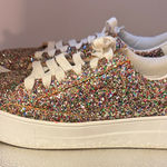 Glittery Multicolor Women's Flats White Size 8 Photo 0