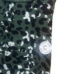 Cream Yoga Nancy Ribbed Green Cheetah Leggings Size M Photo 6