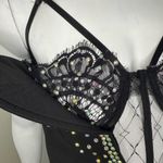 BANJUL  Beaded Elegant Black Evening Dress Size Small. Photo 5