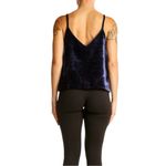 Madewell Velvet Button Down Cami in Blue Night size 10 Camisole Top NWT Navy Photo 1