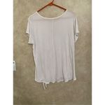 Bcg  Short Sleeve White Top With Tie Size Medium Photo 1
