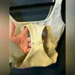 Women’s OQQ Shapewear Cream Tank Top Bodysuit Size Large Photo 3