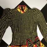 Vintage 80s Deborah Boutique Tiered Ruffle Polka Dot Cocktail Dress Party size 8 Multiple Photo 4