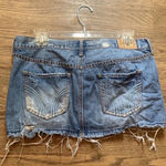 Hollister Y2k  denim mini distressed  classic boho Laguna beach spring skirt Photo 1