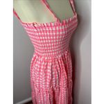 Tuckernuck Pomander Place Electric Pink Gingham Nellie Dress Small Photo 5