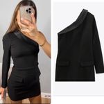 ZARA NWT SHORT BLAZER DRESS XS Photo 4