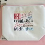 Taylor Swift Albums White Zippered Pouch Bag Makeup Bag Photo 4