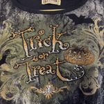 Vintage Y2K Blue Canyon Halloween Knit Top Size L Pumpkin Ghost Trick Or Treat Black Size L Photo 8