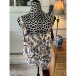 Old Navy Linen Floral Size XL Floral Smocked Back Tank Boho Festival Flirty New Photo 3