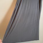 Eileen Fisher Skirt Gray Sz 2XL Straight Rayon Long Stretch Pull On Minimalist Photo 1