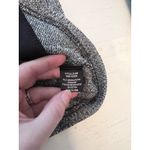 Skies Are Blue  Women's Gray Black Full‎ Zip Button Knit Sweater Jacket Size M Photo 4