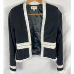 L'ATISTE  Black White Blazer Jacket Size Small Photo 0