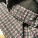 Checked Pull on Pants Comfy Trousers Business Womens Petite M Black Burgundy Size undefined Photo 11