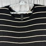 Free Kisses  Black White Striped Plus Size 3X Short Sleeve Top Made In USA Photo 1