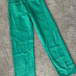 Edikted Green Straight Leg Pants  Photo 1